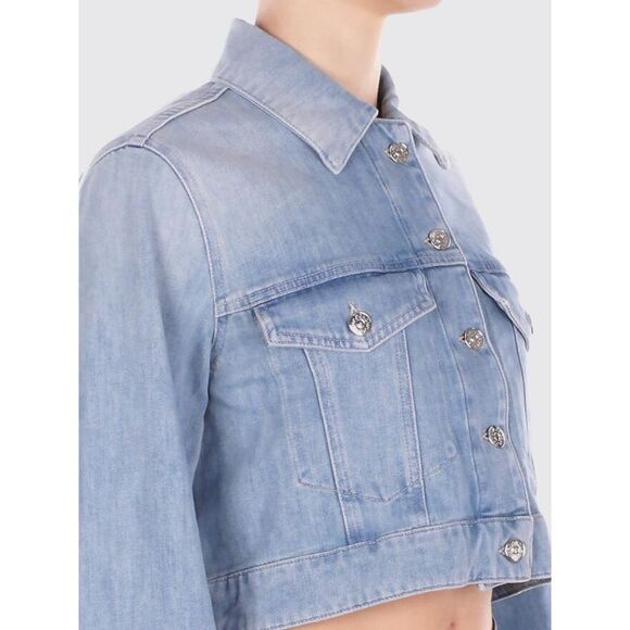 Dondup Jacket Woman Blue - Picture 3 of 3